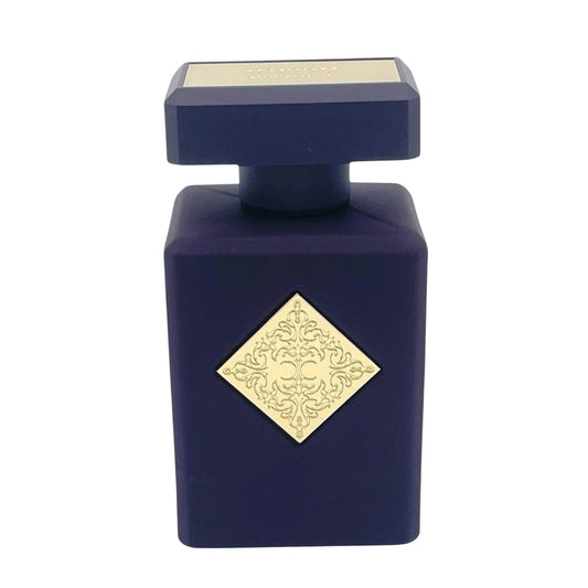 Initio Side Effect – violett-matter Glasflakon mit goldenem Ornament, luxuriöser Unisexduft