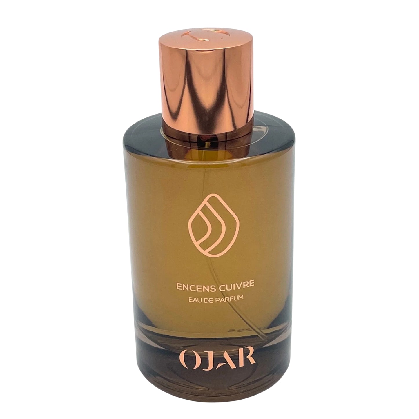 Edler Glasflakon des Ojar Encens Cuivre Parfums mit kupferfarbener Kappe – orientalisch-würziger Nischenduft