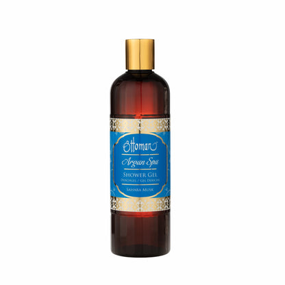 Ottoman Argan Spa Duschgel Sahara Musk – pflegendes Duschgel mit orientalisch-frischer Moschusnote in edler 400ml Flasche