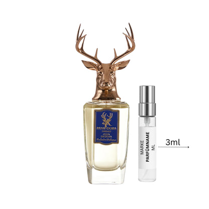 Pana Dora Aqua de Dora Duftprobe 3 ml, hochwertige Parfum-Abfüllung aus Glas, ideal zum Kennenlernen des frischen aquatisch-zitrischen Unisexdufts