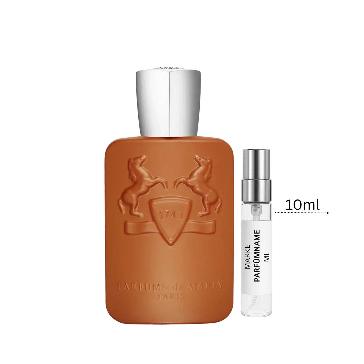 Parfums de Marly Althaïr Eau de Parfum Probe 10 ml, große Duftprobe aus Glas mit Aluminium-Sprühkopf, ideal für Abend, besondere Anlässe und Gourmand-Liebhaber