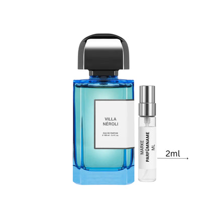 bdk Parfums Villa Néroli Eau de Parfum Probe 2 ml, edle Parfumprobe zum Testen, Glasabfüllung mit feinem Sprühkopf neben dem luxuriösen Flakon